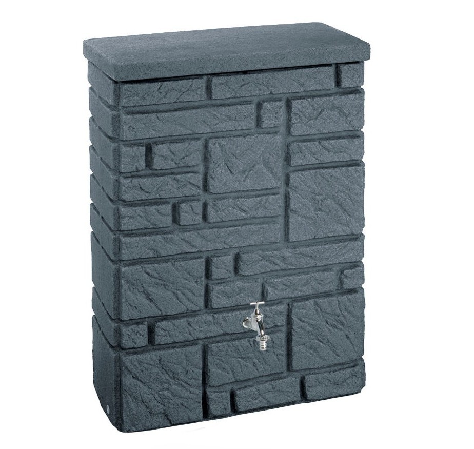 Regentonne Maurano 300 Liter black granit