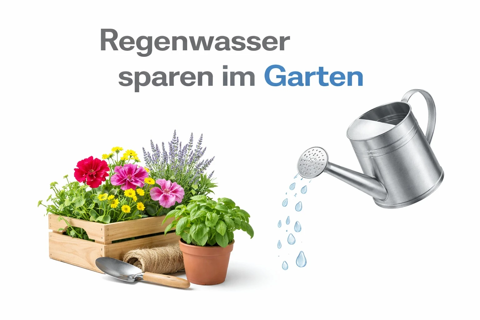Regenwasser sparen im Garten