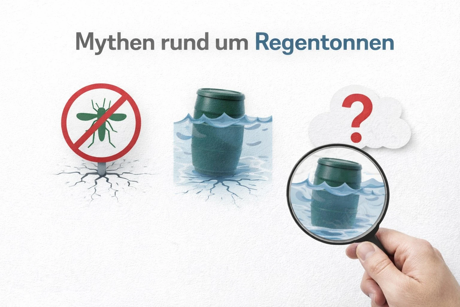 Mythen rund um Regentonnen