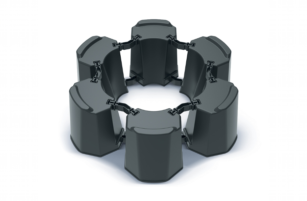 Tonnensockel Modular Basecan 6S