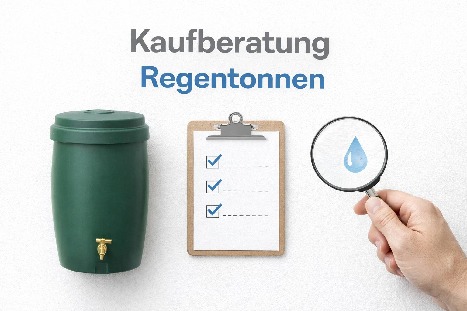 Kaufberatung Regentonnen