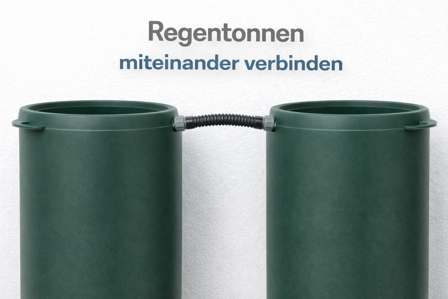 Regentonnen miteinander verbinden
